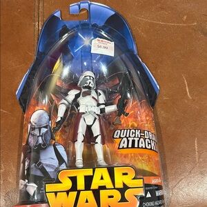 Star Wars Quick-Draw Attack Figure - White, Black, and Red